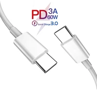 for samsung galaxy a42 5g a50 note 10 pd 60w usb c to type c usb cable fast charge data cord for xiaomi huawei matepad honor 20