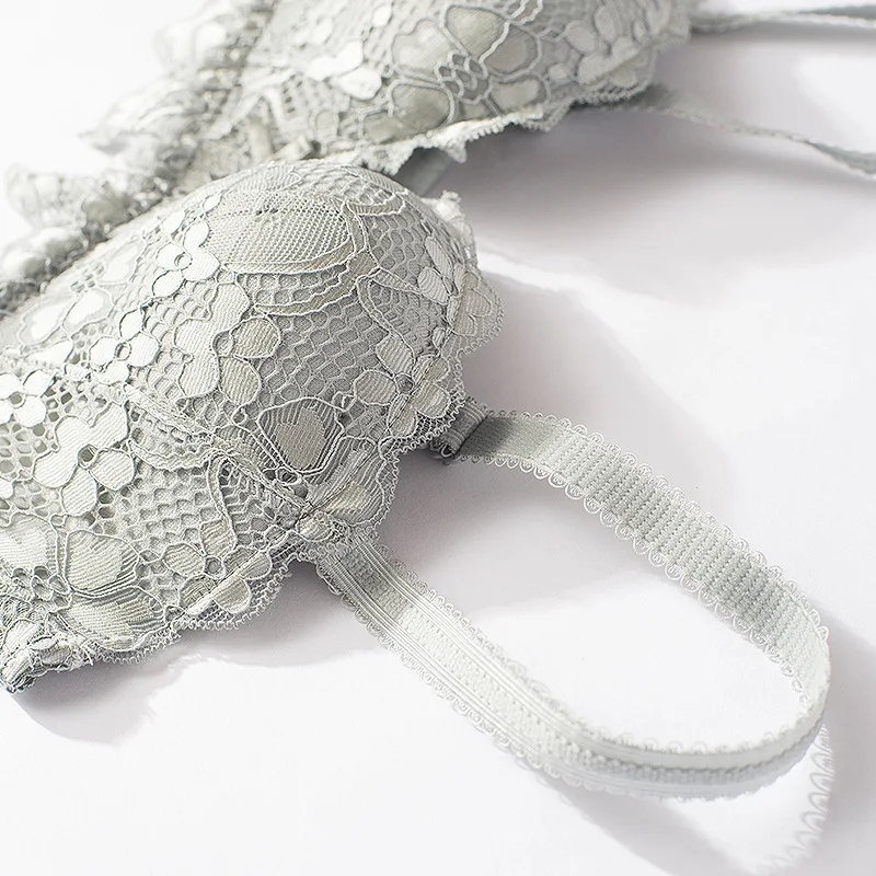 Комплект женского кружевного нижнего белья с чашкой пуш ап|Комплекты белья| |