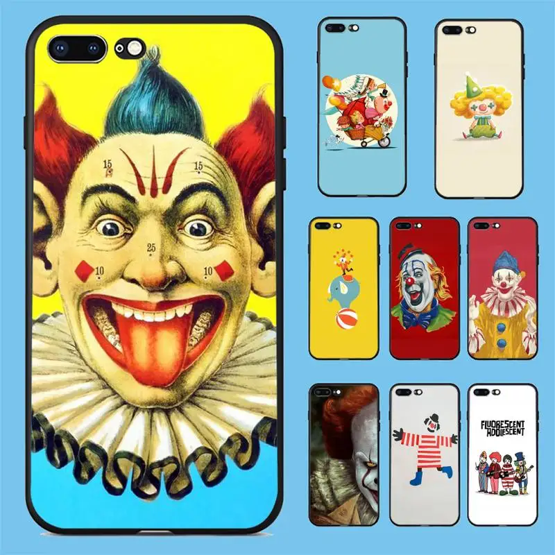 

Circus Clown Phone Case For IPhone 11 12 Pro Max 6 6s 7 8 Plus XS XR 12mini Se 2020 Case