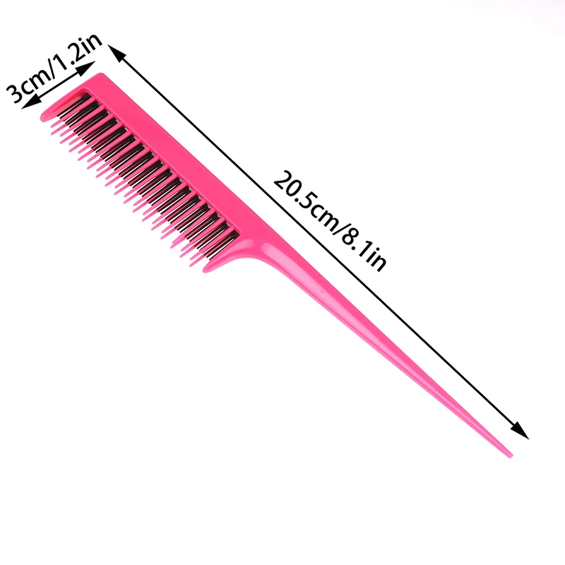 

1Pc Hair Salon Barber Haircut Dyeing Pointed Tail Comb Hairdressing Styling
