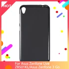 Чехол Для Zenfone Live ZB501KL, матовый, мягкий, силиконовый, ТПУ, тонкий, противоударный
