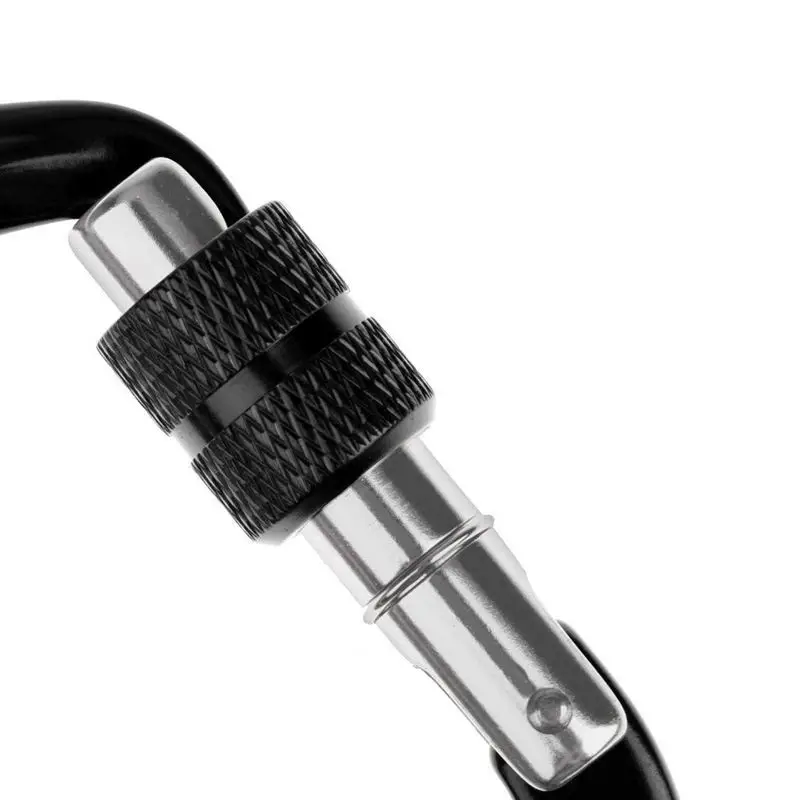 12KN Винт карабин из алюминиевого сплава d-образная петля для альпинизма Сумка