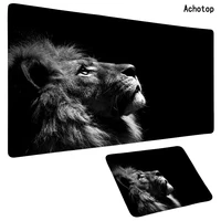 Cool King Lion 900X400mm Computer Gaming Mouse Pad XXL Large Rubber Mousepad Locking Edge Laptop Notebook Keyboard Mat for LOL