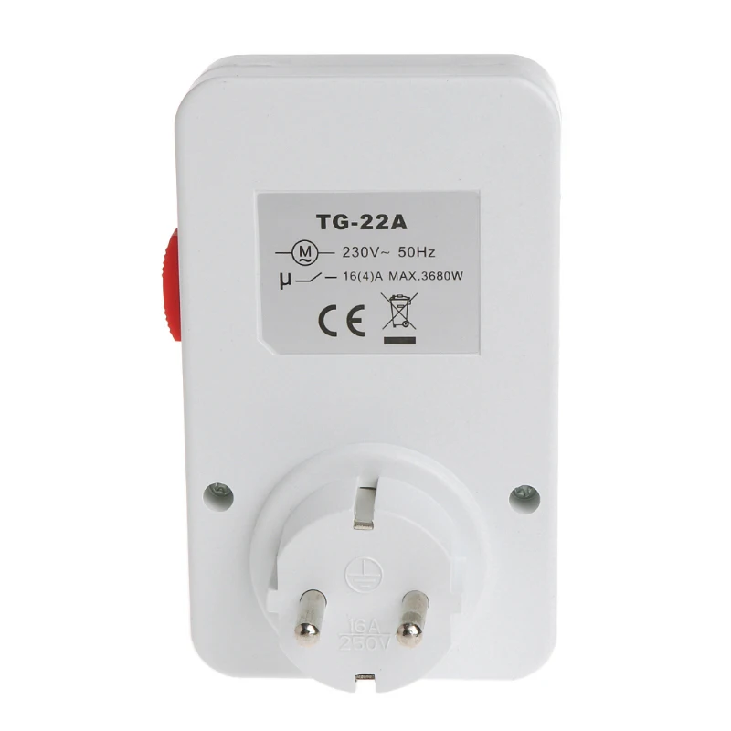 Hot 3C-24 Hours Programmable Mechanical Timer Switch Smart Countdown Plug Socket 230V (Eu Plug) |