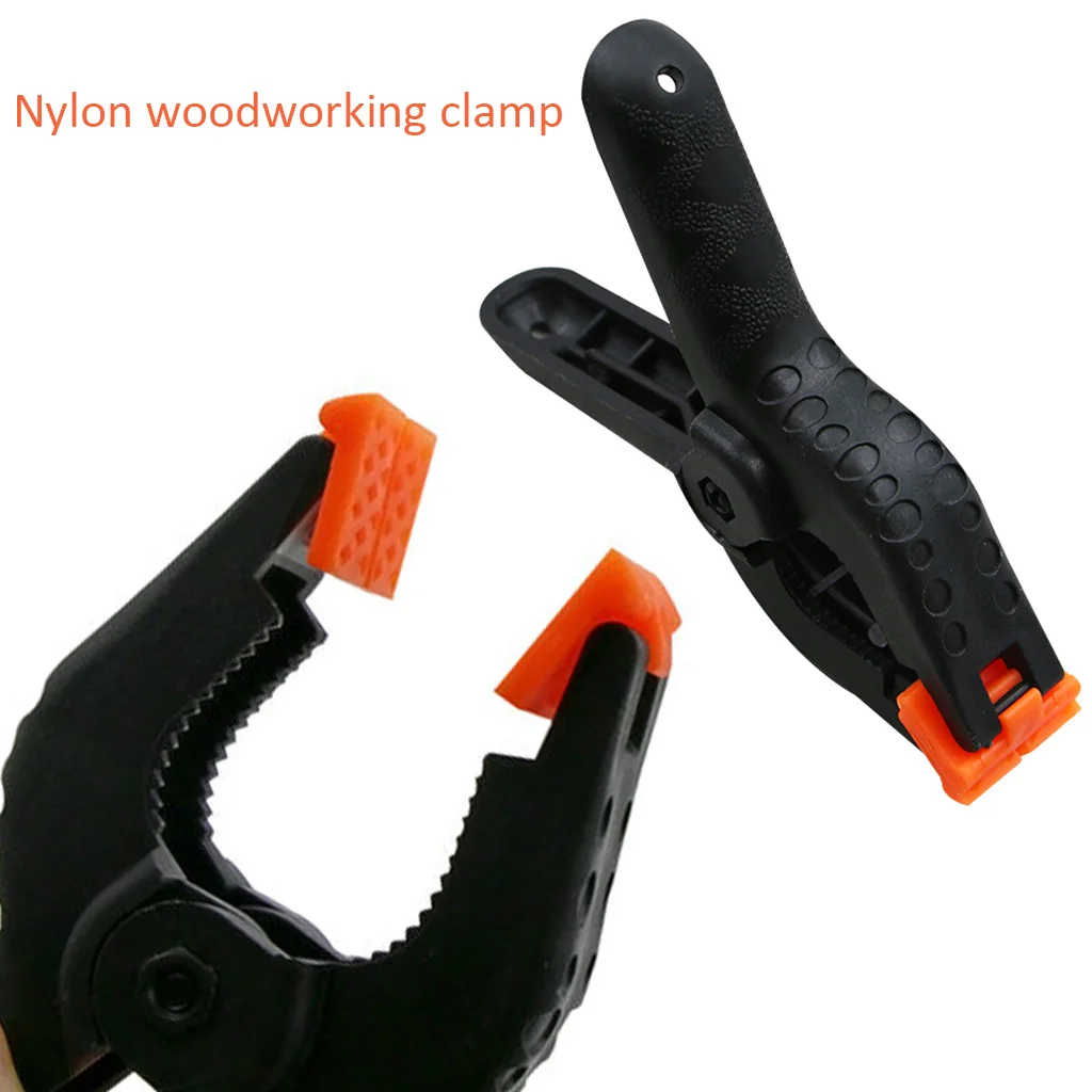 

2/4 Inch Hard Plastic A-Shape Woodworking Clip Hand Screw Clamp Fixing Clamp Pinch Cock Micro Spring Clamps Set DIY Tools Grip