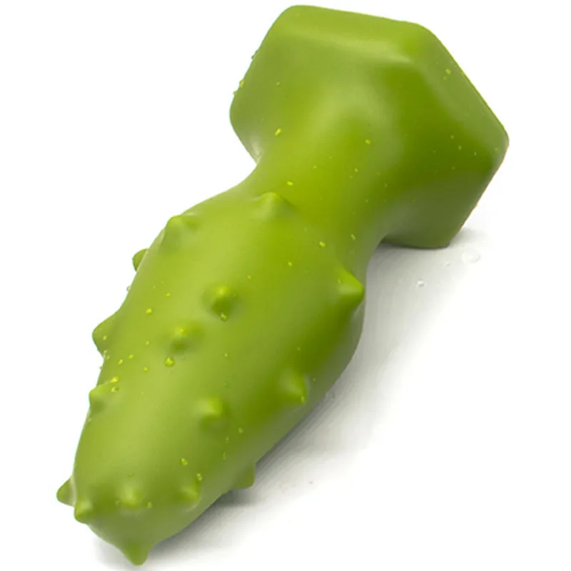 Супер огромная зеленая Анальная пробка с ножом мягкий анальный фаллоимитатор