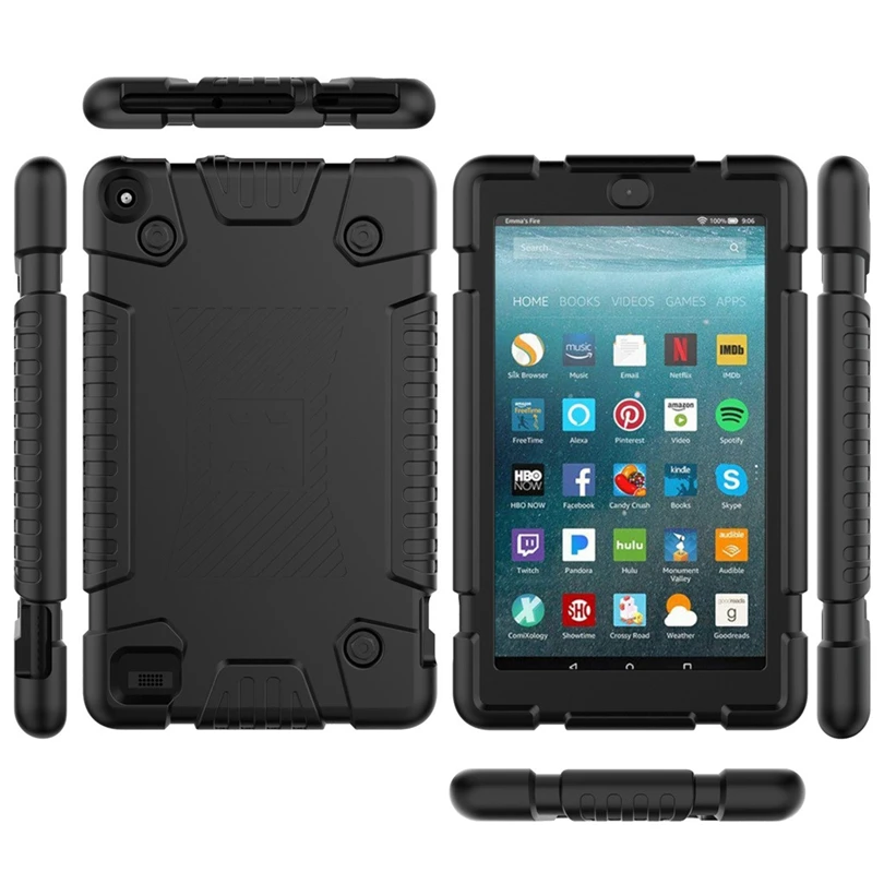 Чехол для Amazon Kindle Fire7, серия,,,, чехол для планшета, для детей, противоударный, силиконовый, прочный, для чтения, PC, чехол, 7 дюймов, A4