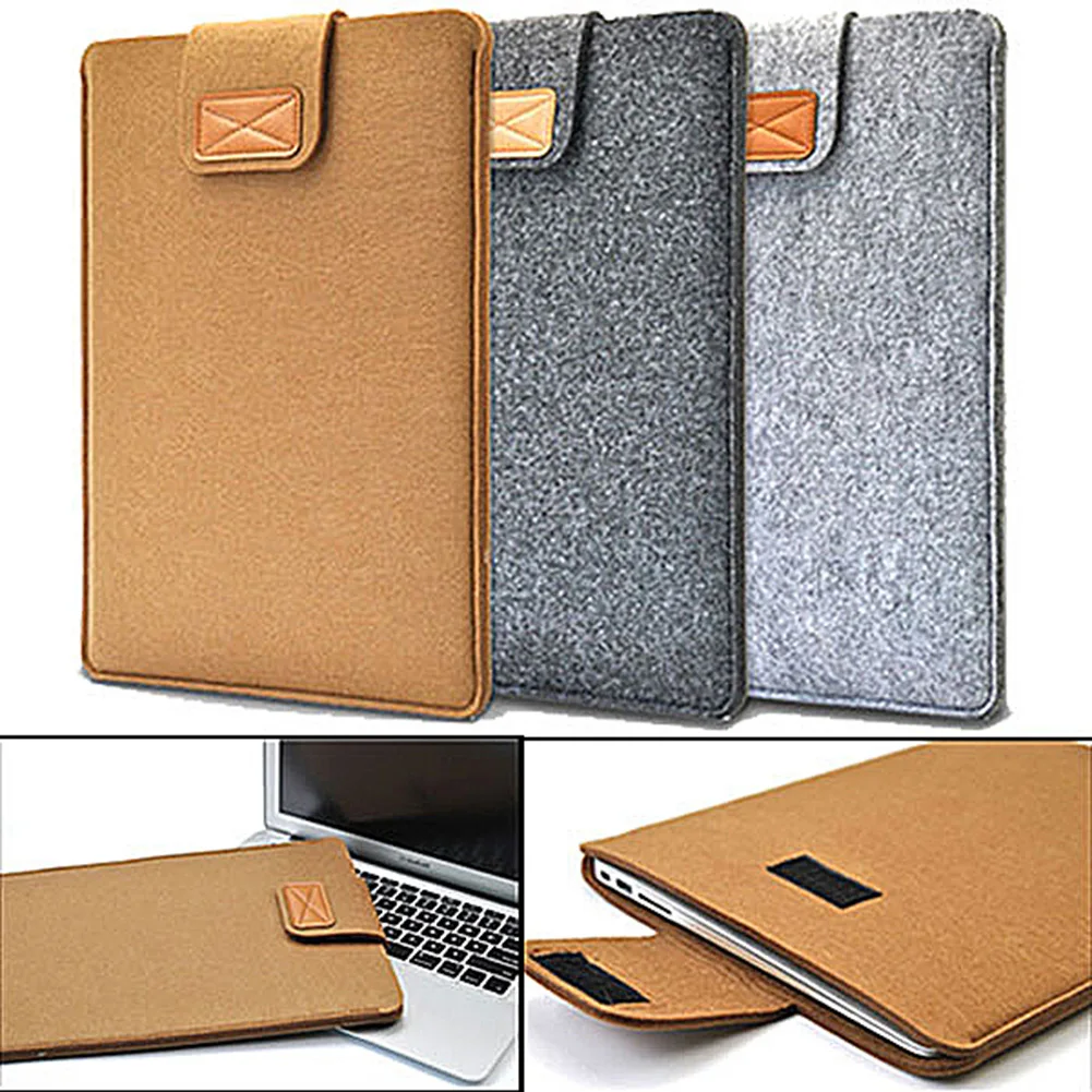 

Notebook Bags Laptop Bag Business Handbag Soft Anti-Scratch Felt Protect Bag Case Cover Fit for Macbook Ultrabook Laptop Tablets