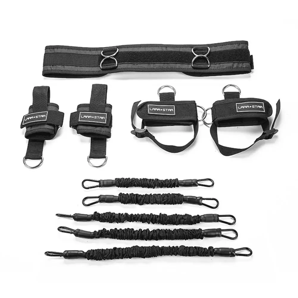 

Новый набор ремней сопротивления для бокса, регулируемый удобный ремень для силовых тренировок, оборудование для боксерских тренировок, Тя...