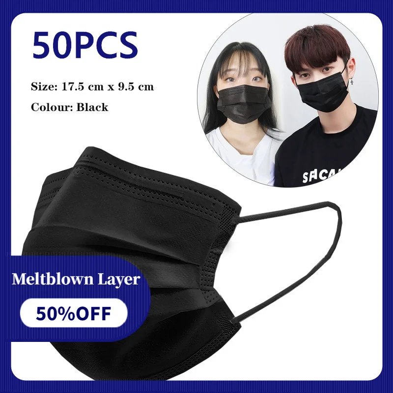 Мода в наличии ухо петля защитный нетканые гражданского Одноразовые 3 слойные