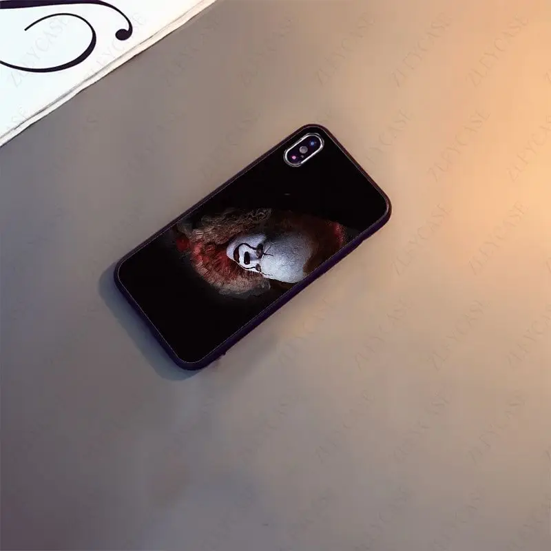 pennywise the clown horror pattern soft phone case for iphone x xs xr xsmax 11 12pro max 5s se 2020 6splus 7 8plus 12mini cover free global shipping