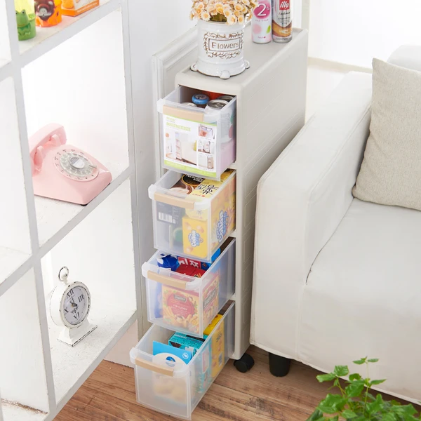 2/3/4 Слои Япония подвижный Пластик 18 см шов Кухня Ящики для гостиной стеллаж