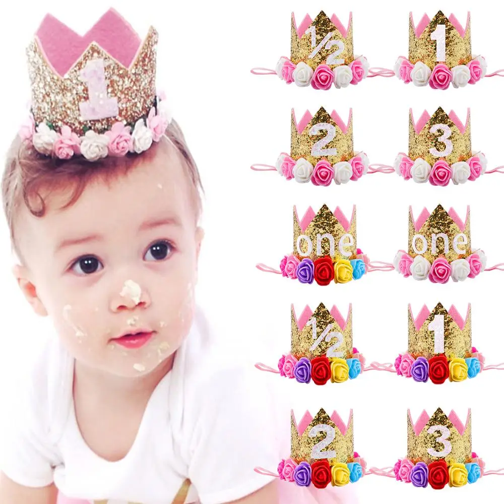 

Baby Headband Little Princess Crown Head Band with Crystal Cute Beautiful Photography Props Newborn Infants Headwear Wholesale