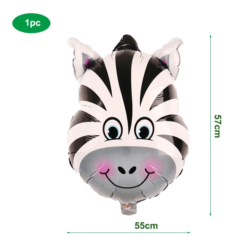 Baby Shower воздушные шарики в форме животных на день рождения джунгли вечерние для