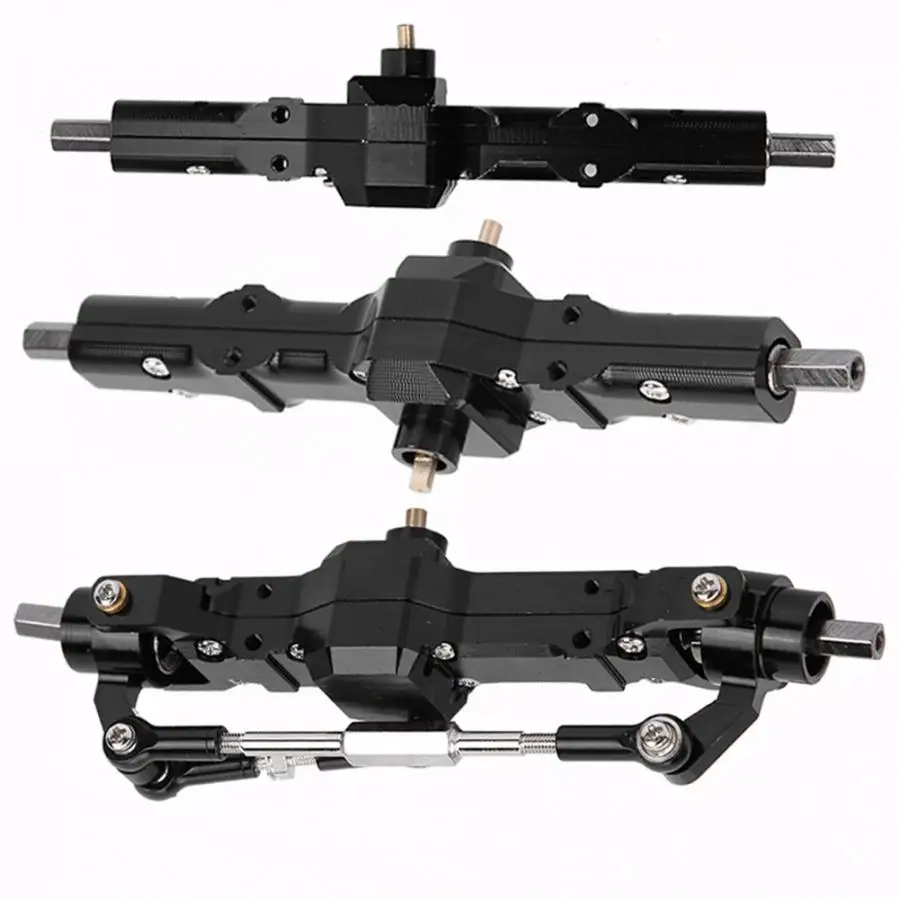 Высокое качество металла передний центральный задний мост Набор осей для WPL 1/16 b 14