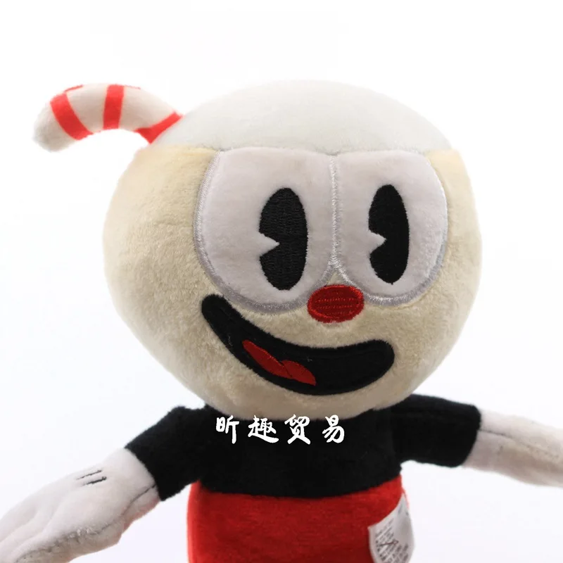 

NEW 25cm Game Cuphead Plush Toy Mugman The Devil Legendary Chalice Plush Dolls Toys for Children Gifts