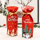 Рождественские подарочные пакеты, держатель, крышка для винной бутылки, рождественские украшения для дома 2021, рождественские украшения, рождественские подарки, новый год 2022