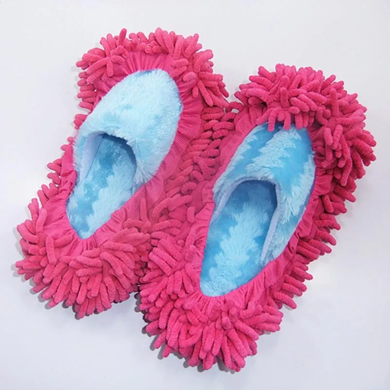 Новый стиль 1 шт. Детские Чехлы для обуви из микрофибры Чистые Тапочки ленивые