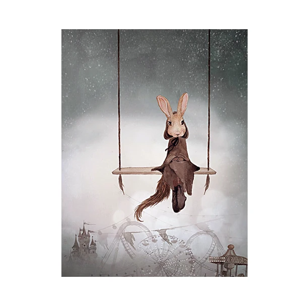 Гостиная домашний декор плакат печать Скандинавская Картина на холсте Девушка