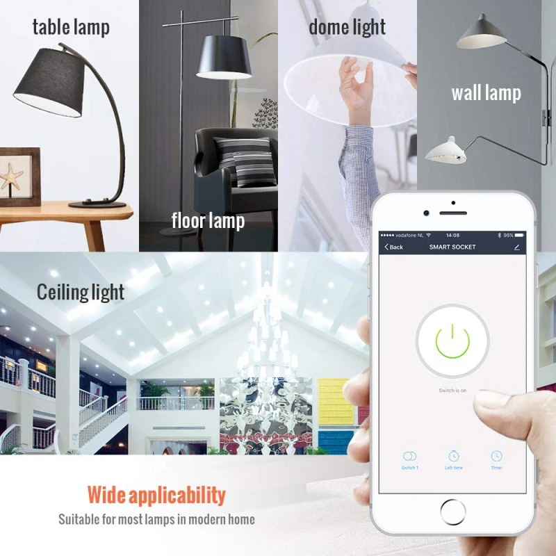 Fcmila Smart Wifi Bulb Dimming Light 15W 220V 110V Cold&ampWarm Voice Control Work With Alexa Google Home | Лампы и освещение