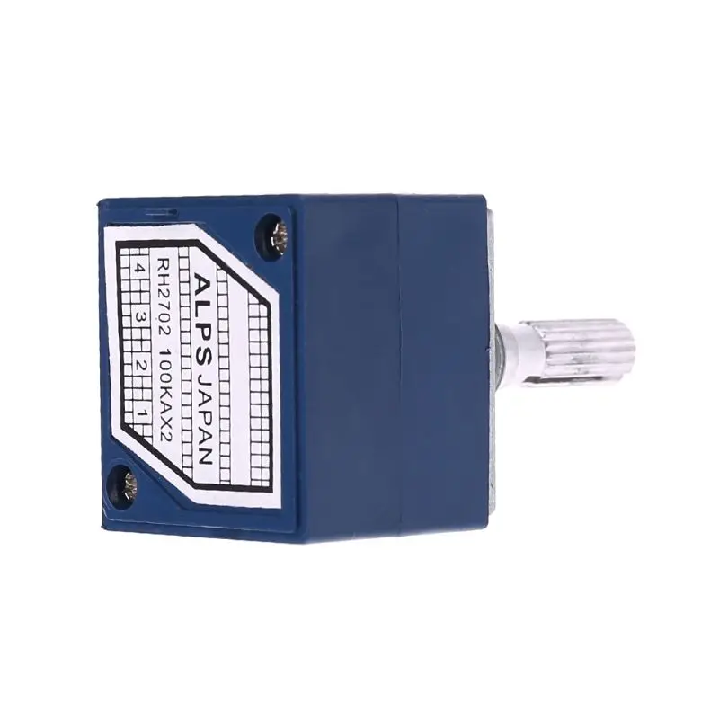 Потенциометр RH2702 8 Pin зубчатые Разделение вал 6 мм Точность 27 тип A100K 100K