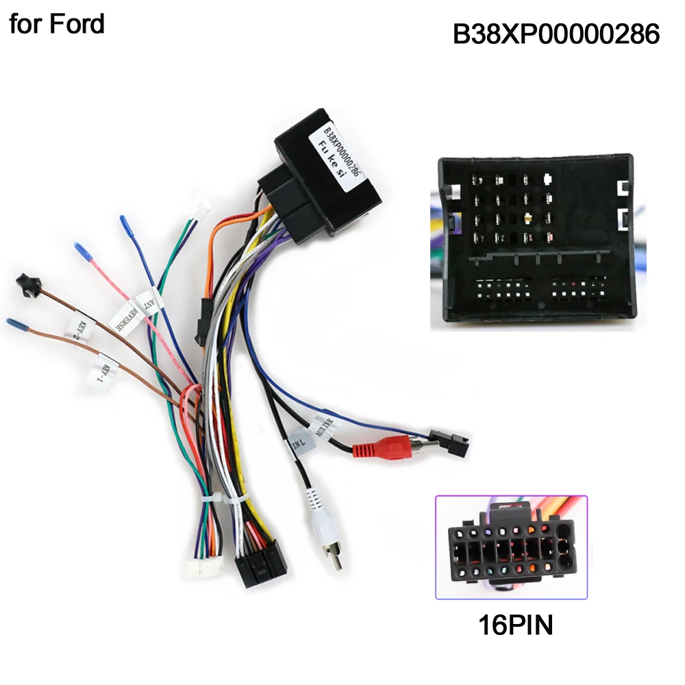 Автомобильный радиоприемник ISO адаптер кабель quadlock 16PIN для VOLKSWAGEN VW FORD KIA TOYOTA NISSAN OPEL