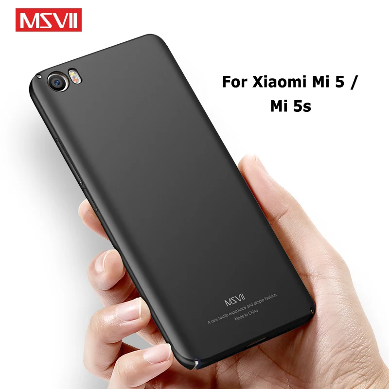 Mi 5 Чехол Msvii Тонкий матовый чехол для Xiaomi 5S Mi5s Xiomi Mi5 (сделай сам) S M5 телефонные