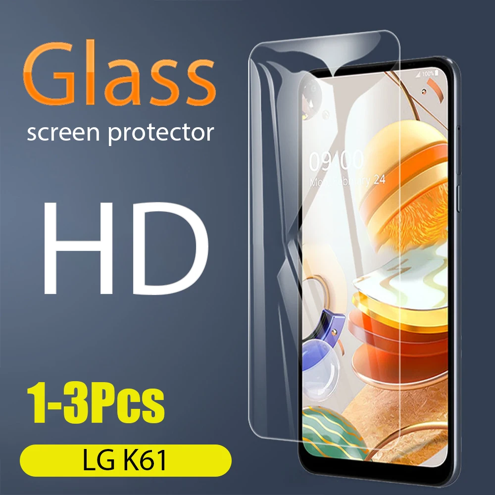 

1-3 шт. закаленное стекло для LG K61 защита для экрана 2.5D 9h закаленное стекло для LG K61 защитная пленка