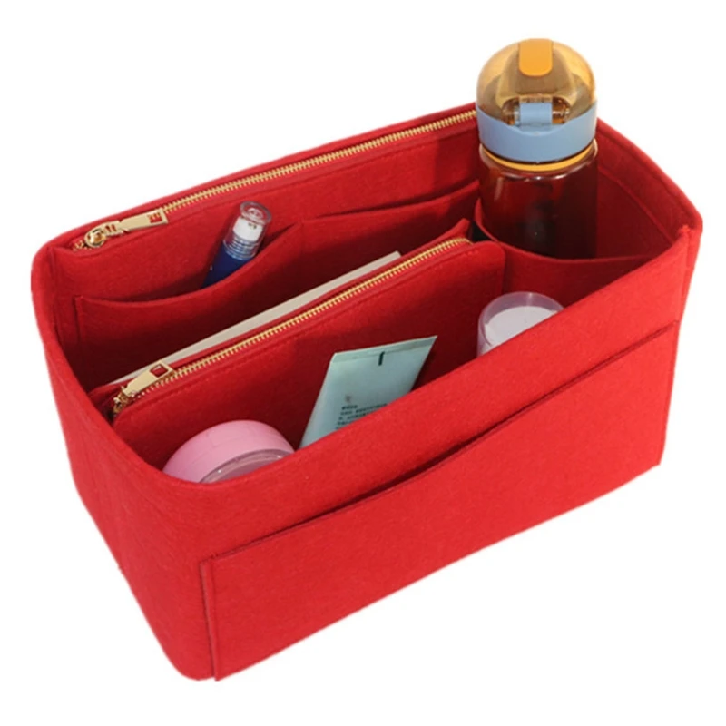 

Сумка-Органайзер из войлока с молнией и несколькими карманами