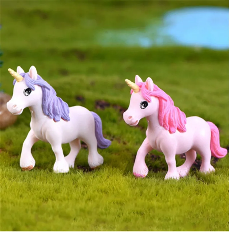 Из мультфильма Холодное сердце 1 шт. Единорог миниатюрные фигурки Фея садовые