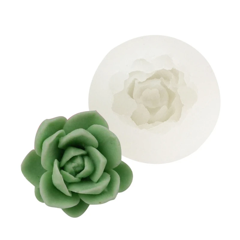 

3D Succulent Plants Silicone Mold Set, Handmade Bonsai Fleshy Flower Mold for Candle, Wax, Crayon and Soap Decoration