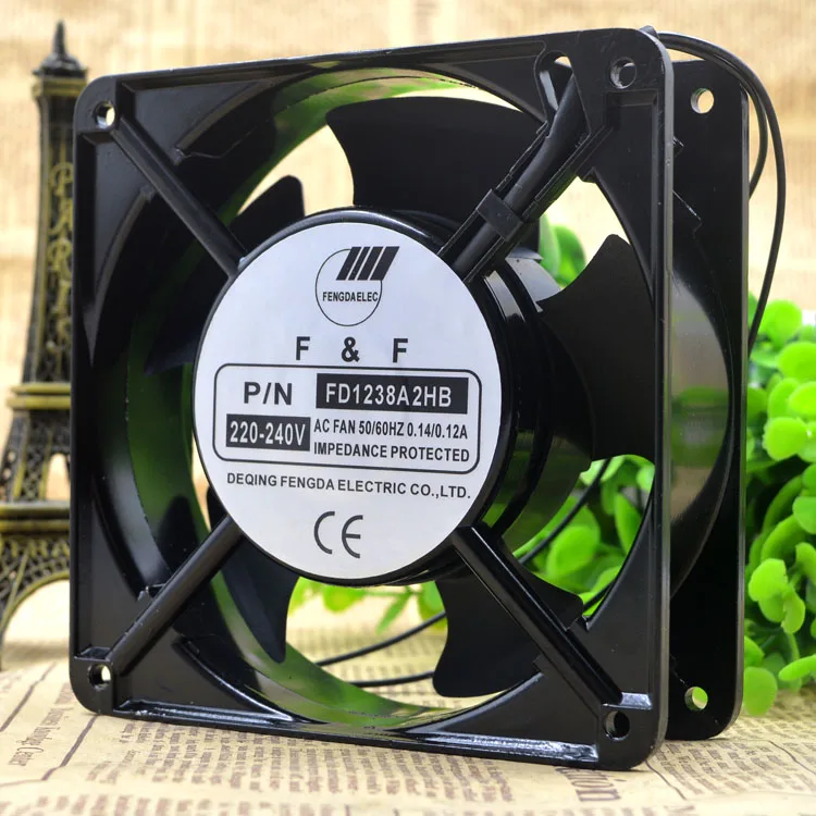 

New original FD1238A2HB fan 220V ball oily 12CM 12038 0.14A cooling fan