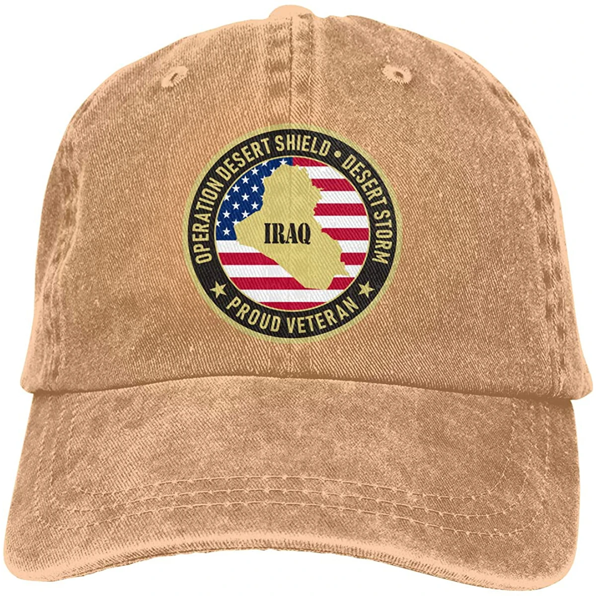 

Desert Shield Desert Proud Veteran Denim Hats Cowboy Hats Dad Hat