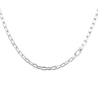 Женское ожерелье из серебра 100% пробы с цепочкой и звеньями