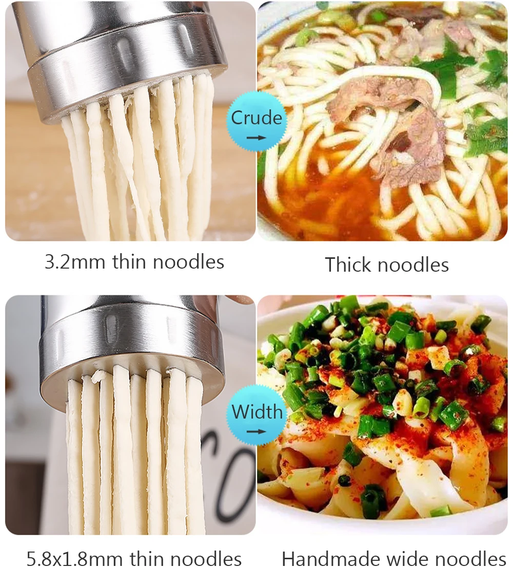 Кухонный ручной аппарат для макаронных изделий из нержавеющей стали машина