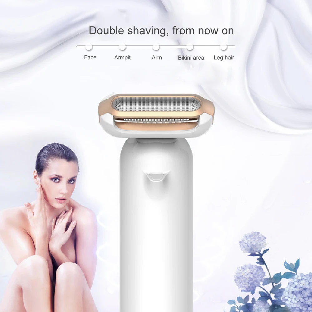

hair removal womens shaver epilator for face bikini body leg underarms Professional Lady Electric hair remover Wet/Dry Use