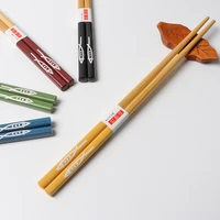 5 pair saurybamboo ecological chopsticks handmade wood wooden sushi chopsticks japanese style reusable wooden chop sticks