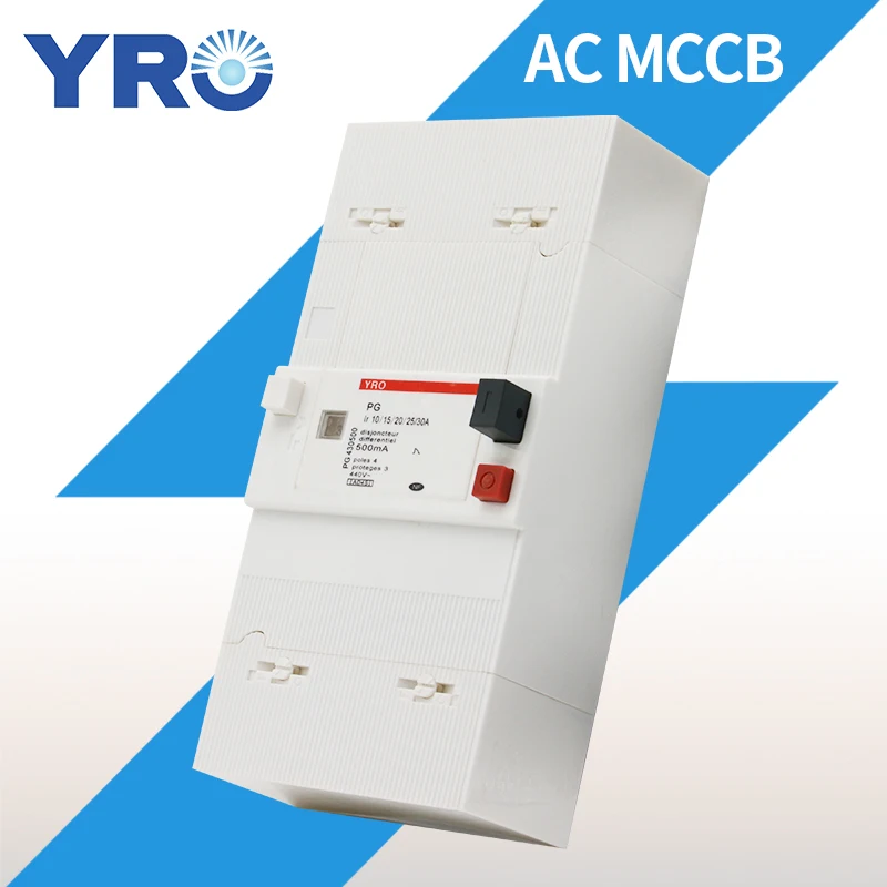 

AC MCCB 4P 15A-30A 30-60A Circuit Breaker For Generators High Current Motor Transformer Equipment Protection