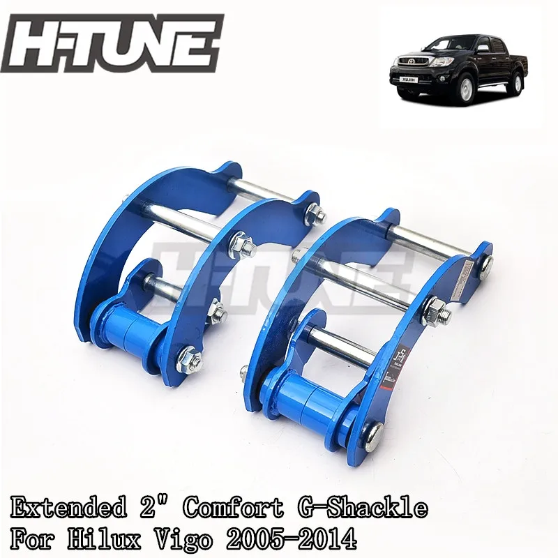 

H-TUNE 4x4 Accesorios Rear Comfort G-Shackle Расширенные 2-дюймовые подъемные комплекты для Hilux Vigo 2005-2014 гг.