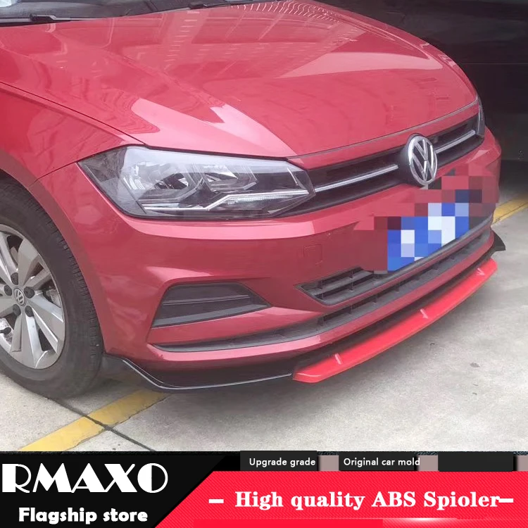 

Задний спойлер для Volkswagen POLO 2019-2020, задний спойлер для POLO 4DEC ABS, диффузор для переднего бампера