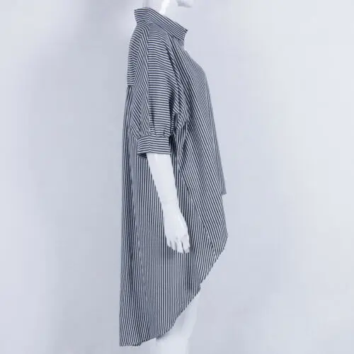 Женская модная блузка Свободная Повседневная Блузка с рукавом до локтя топы в