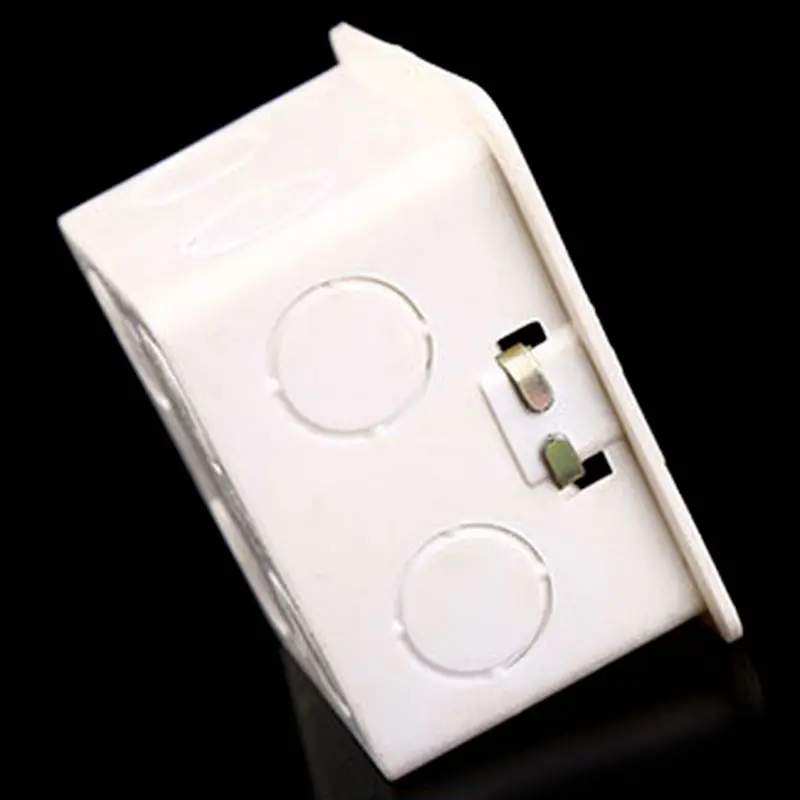 New 86X86 PVC Junction Box Wall Mount Cassette For Switch Socket Base Bottom Electrical Accessories | Обустройство дома