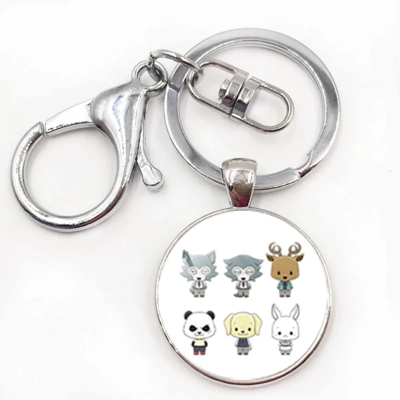 Подвеска для ключей BEASTARS подвеска из высококачественного стекла кабошон с фото