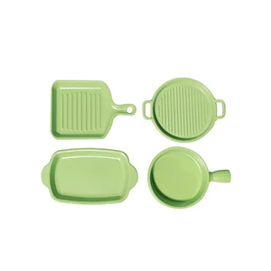 Миниатюрные аксессуары для кукольного домика 112, 4 шт., мини-стейк из сплава, модель посуды, имитационная тарелка, игрушки для украшения кукольного дома