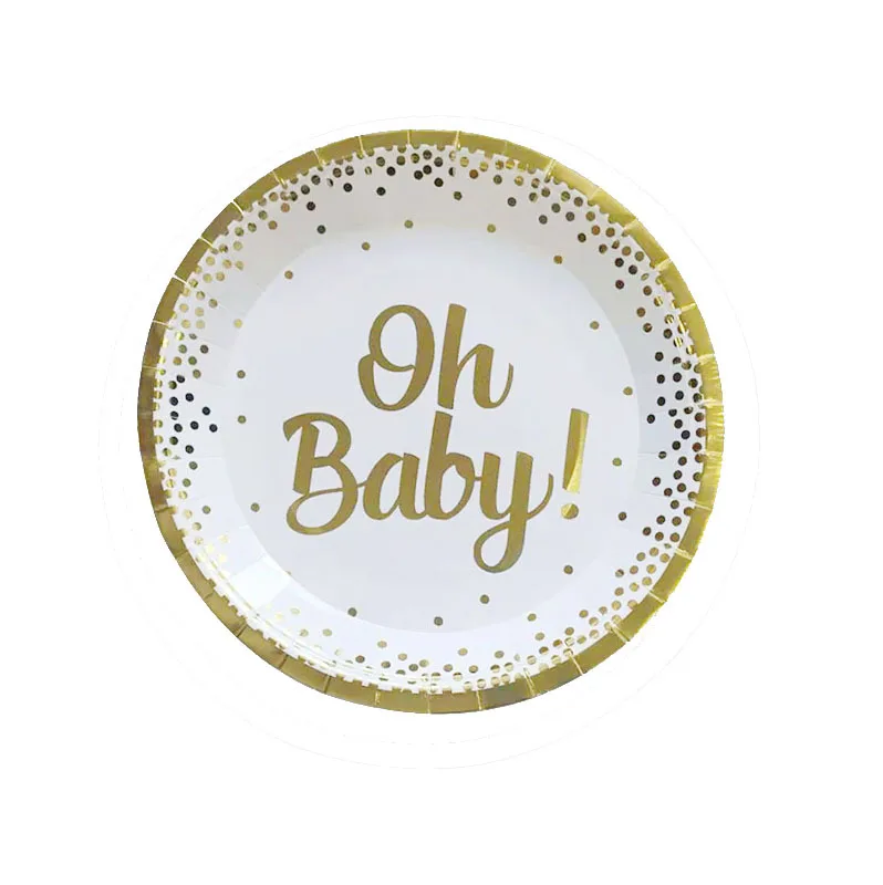 Украшение для детской посуды Oh Baby украшение вечеринки в честь рождения ребенка