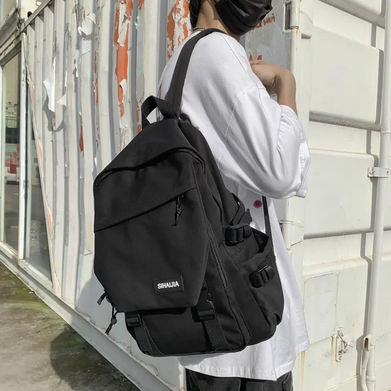 

Nylon New Women Backpack Summer Fashion Girls Boys Vintage School Bags Youth Student School Female Backpack