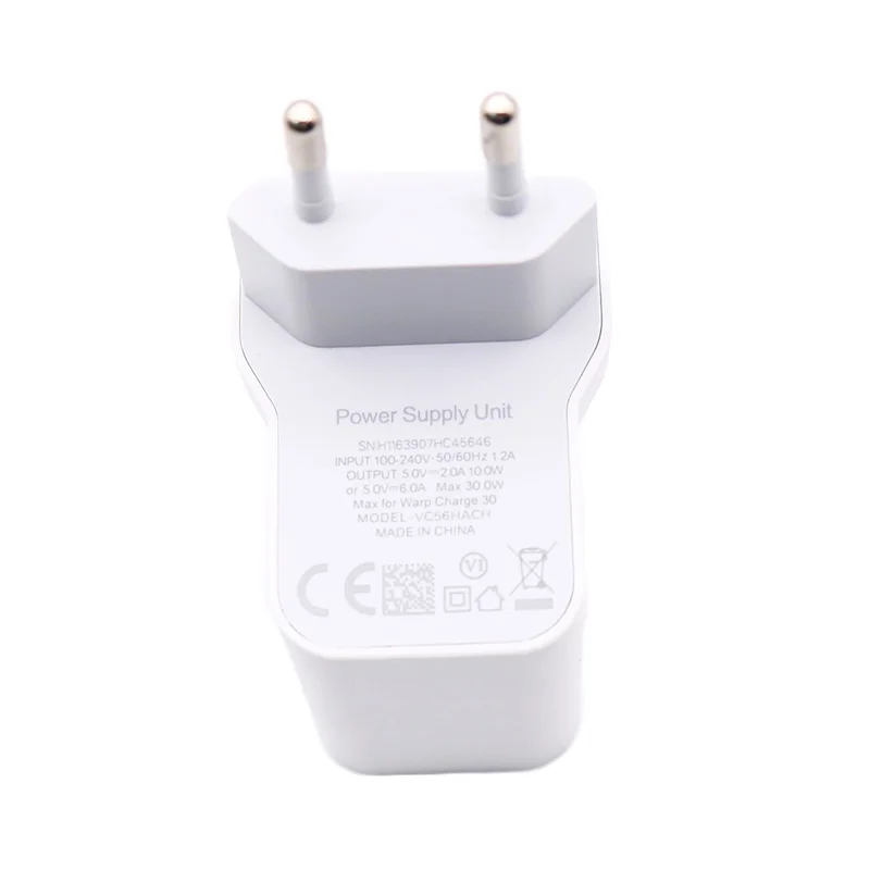 Зарядное устройство EU Realme для приборной панели 5 В/6 А быстрая зарядка 1 м USB Type C
