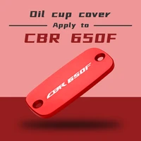 for honda cbr650f 2016 2018 motorcycle accessories front brake fluid tank cap cover with logo