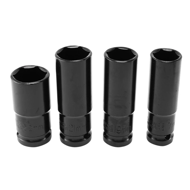 

Набор ударных гаечных ключей Makita, комплект из 6 шестигранных головок 17-22 мм, высокая твердость и долговечность