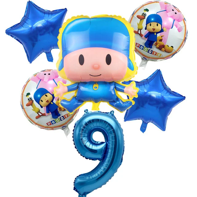 combination9-6pcs Вечерние принадлежности POCOYO детская тематическая вечеринка на день рождения украшения новорожденного ребенка душ продукты украшения одноразовые чашки - Цвет: combination9-6pcs